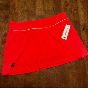 NWT New Balance Rally Court Skort Coral M Brand New with Tags